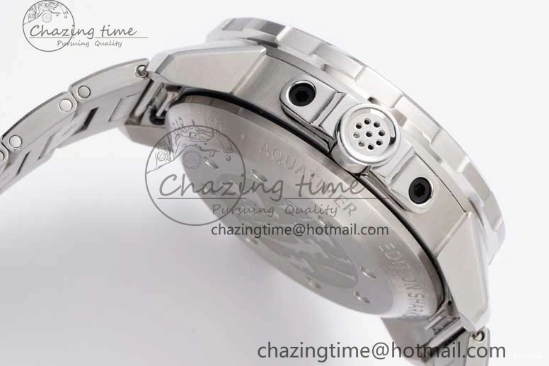 MIROTIME 0205 EasyCare Aquatimer Chrono SS V6SF 1:1 Best Edition Gray Dial on SS Bracelet A 7035